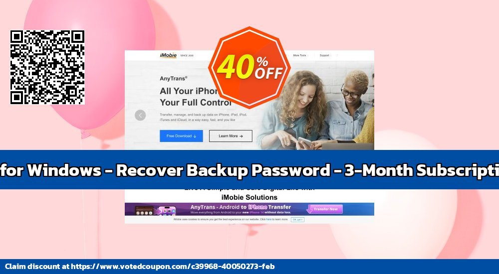 AnyUnlock - Recover Backup Password - 3-Month Coupon Code Dec 2023, 44% OFF - VotedCoupon