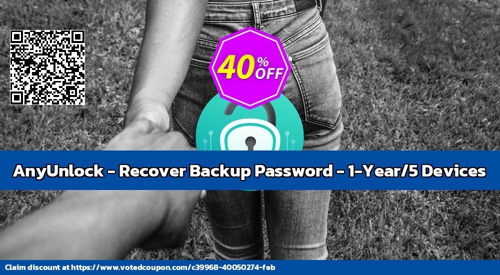 AnyUnlock - Recover Backup Password - 1-Year/5 Devices Coupon, discount AnyUnlock for Windows - Recover Backup Password - 1-Year Subscription/5 Devices  Formidable discounts code 2024. Promotion: Formidable discounts code of AnyUnlock for Windows - Recover Backup Password - 1-Year Subscription/5 Devices  2024