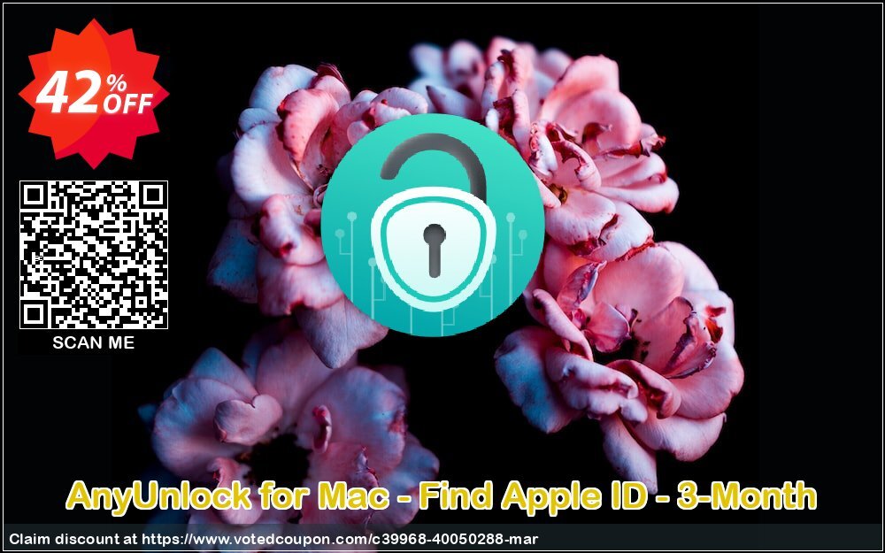 AnyUnlock for MAC - Find Apple ID - 3-Month Coupon Code Jun 2024, 42% OFF - VotedCoupon