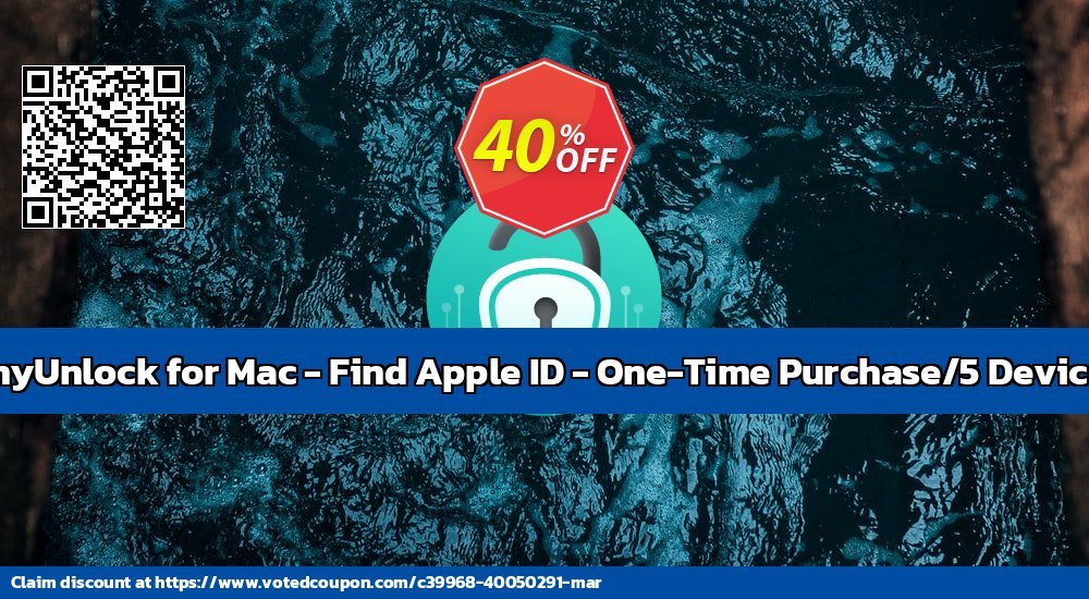 AnyUnlock for MAC - Find Apple ID - One-Time Purchase/5 Devices Coupon Code Dec 2023, 42% OFF - VotedCoupon