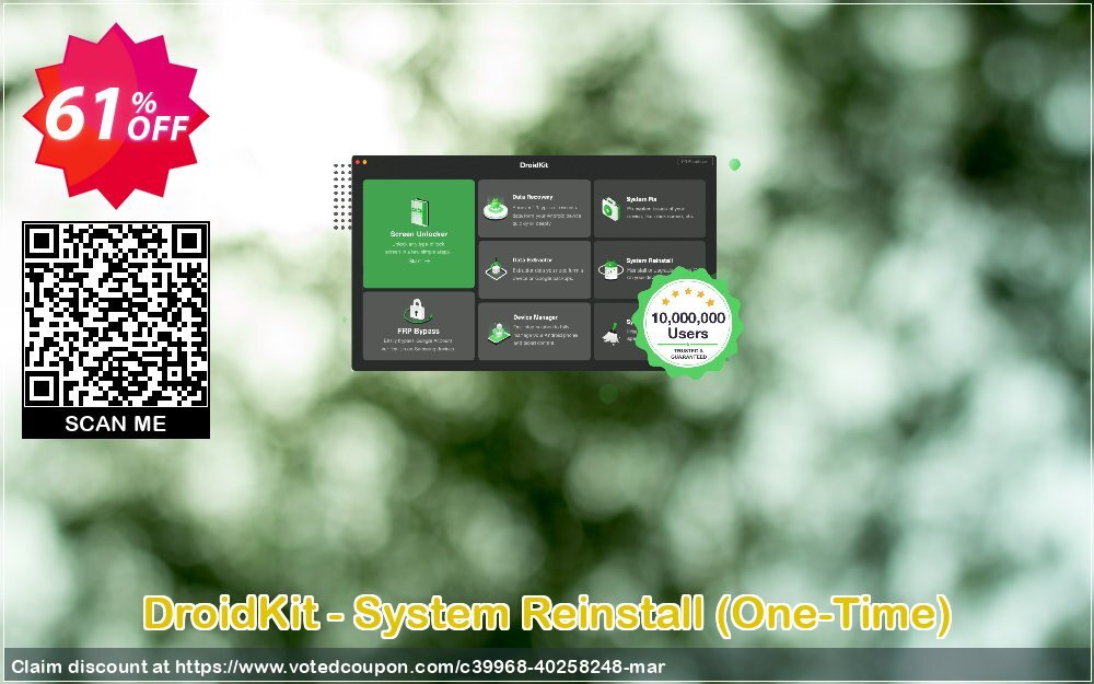 DroidKit - System Reinstall, One-Time 