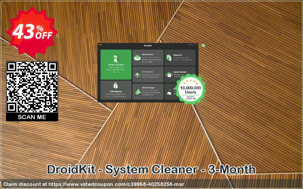 DroidKit - System Cleaner - 3-Month Coupon, discount DroidKit for Windows - System Cleaner - 3-Month Subscription/1 Device Wonderful discount code 2024. Promotion: Wonderful discount code of DroidKit for Windows - System Cleaner - 3-Month Subscription/1 Device 2024