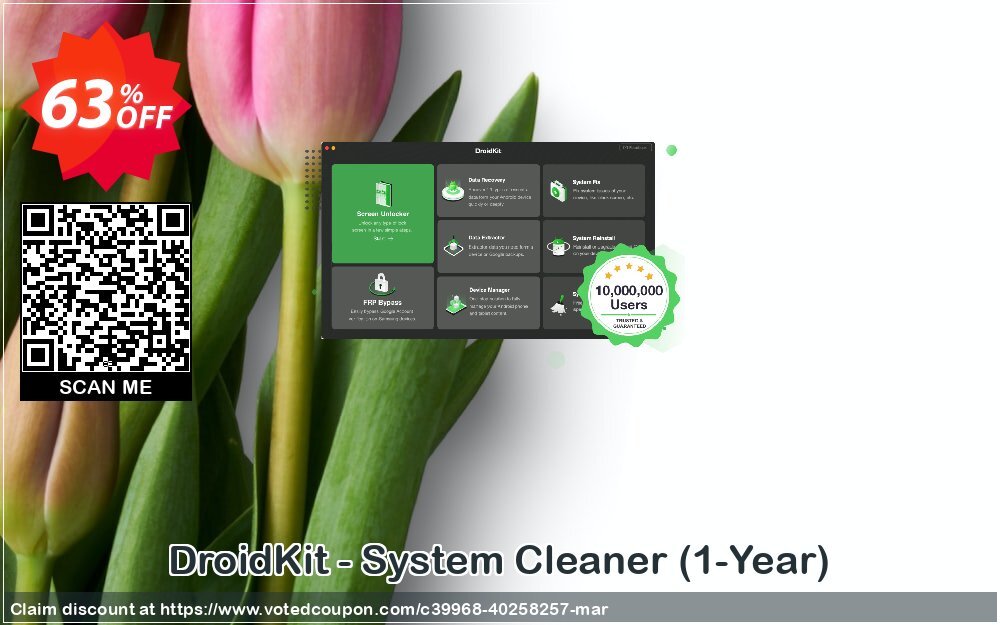 DroidKit - System Cleaner, 1-Year  Coupon Code Jun 2024, 63% OFF - VotedCoupon