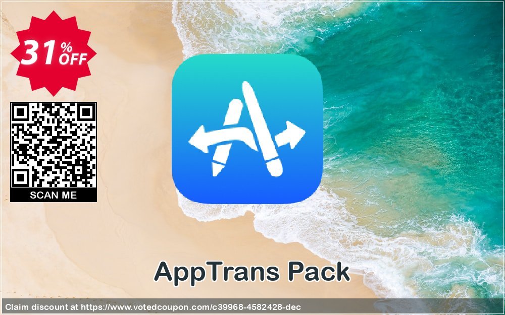 AppTrans Pack Coupon, discount Best discount is IMOBEDUDISCOUNT codes. Promotion: Super discount code of AppTrans Pack, tested & approved