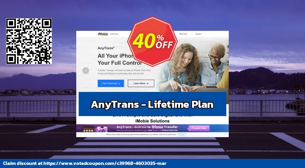 AnyTrans - Lifetime Plan Coupon, discount AnyTrans - Lifetime Plan Wonderful discount code 2023. Promotion: Wonderful discount code of AnyTrans - Lifetime Plan 2023
