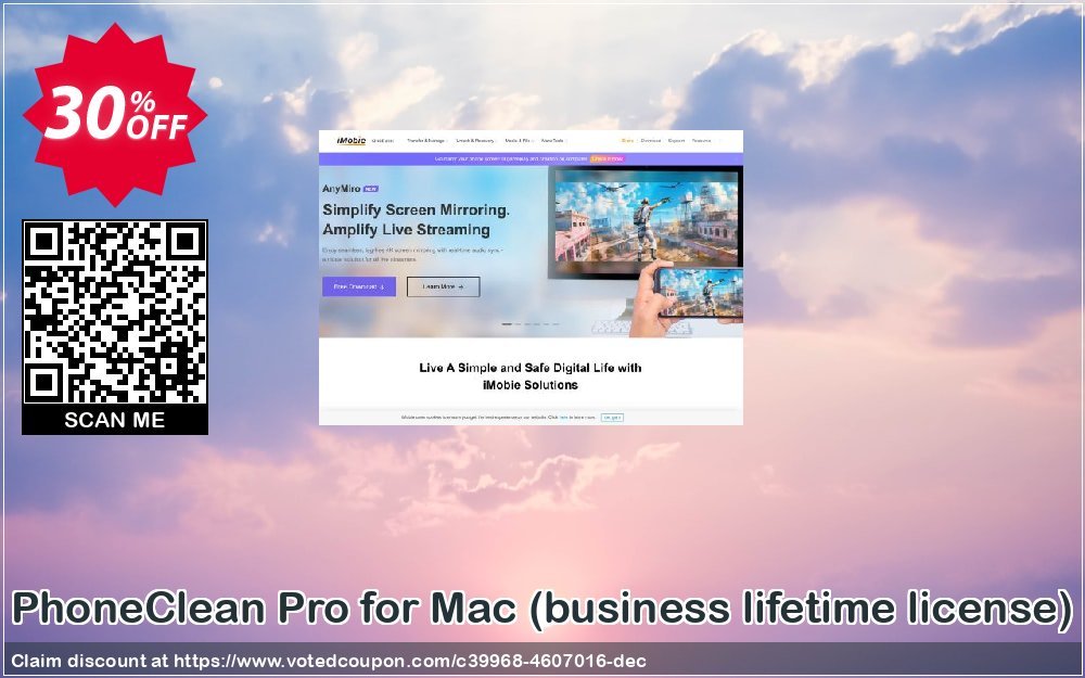 PhoneClean Pro for MAC, business lifetime Plan  Coupon Code Apr 2024, 30% OFF - VotedCoupon