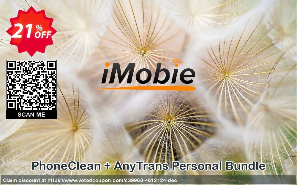 PhoneClean + AnyTrans Personal Bundle Coupon Code Dec 2023, 21% OFF - VotedCoupon