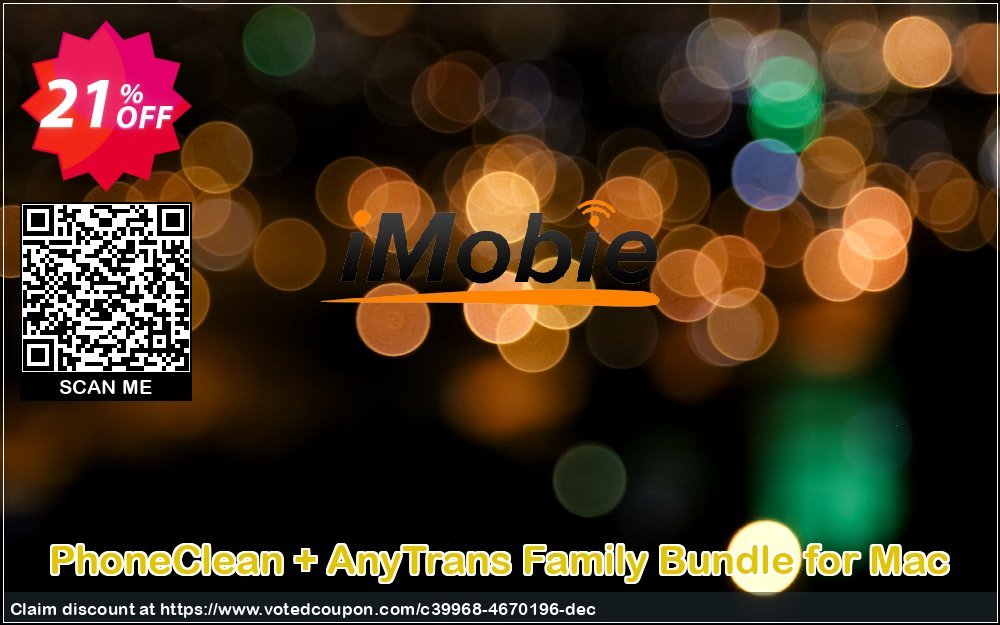 PhoneClean + AnyTrans Family Bundle for MAC Coupon Code Apr 2024, 21% OFF - VotedCoupon