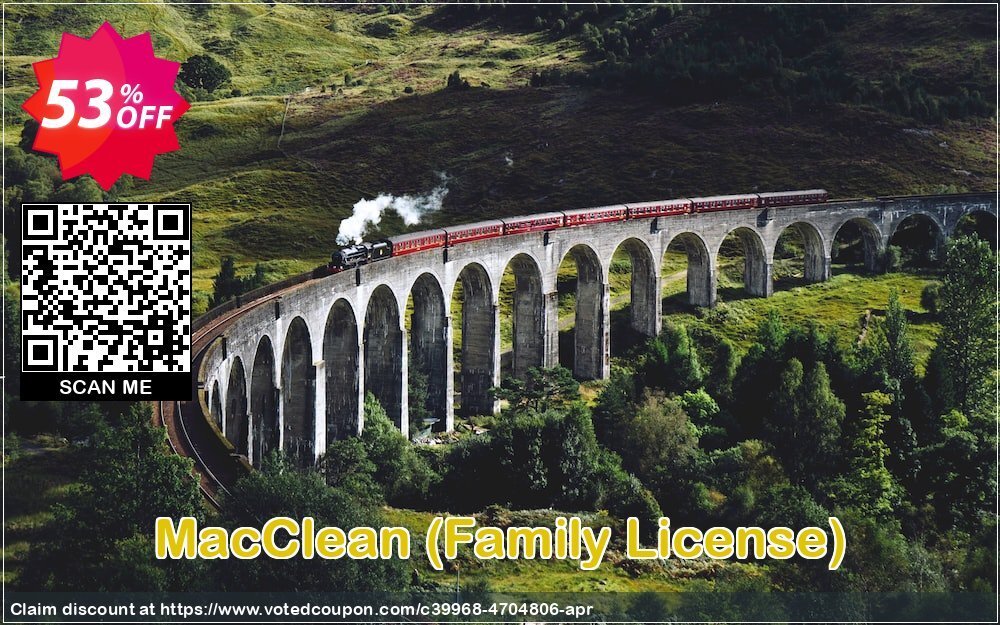 MACClean, Family Plan Coupon, discount Best discount is IMOBEDUDISCOUNT codes. Promotion: 30OFF discount MacClean Family