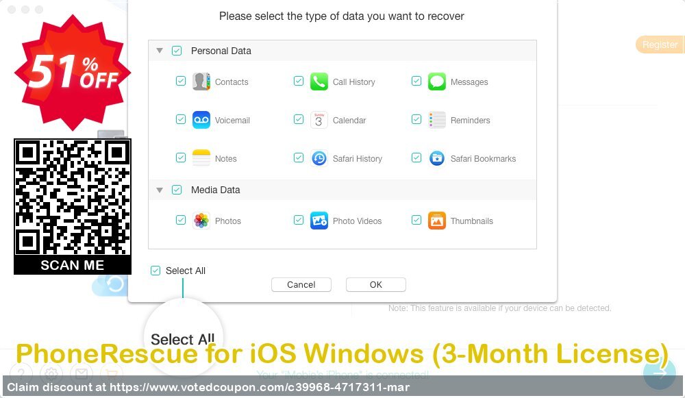 PhoneRescue for iOS WINDOWS, 3-Month Plan  Coupon Code May 2024, 51% OFF - VotedCoupon