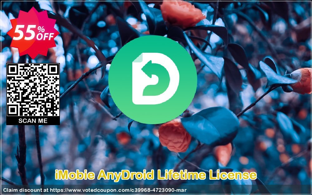 iMobie AnyDroid Lifetime Plan Coupon, discount 46% OFF AnyDroid Lifetime License, verified. Promotion: Super discount code of AnyDroid Lifetime License, tested & approved