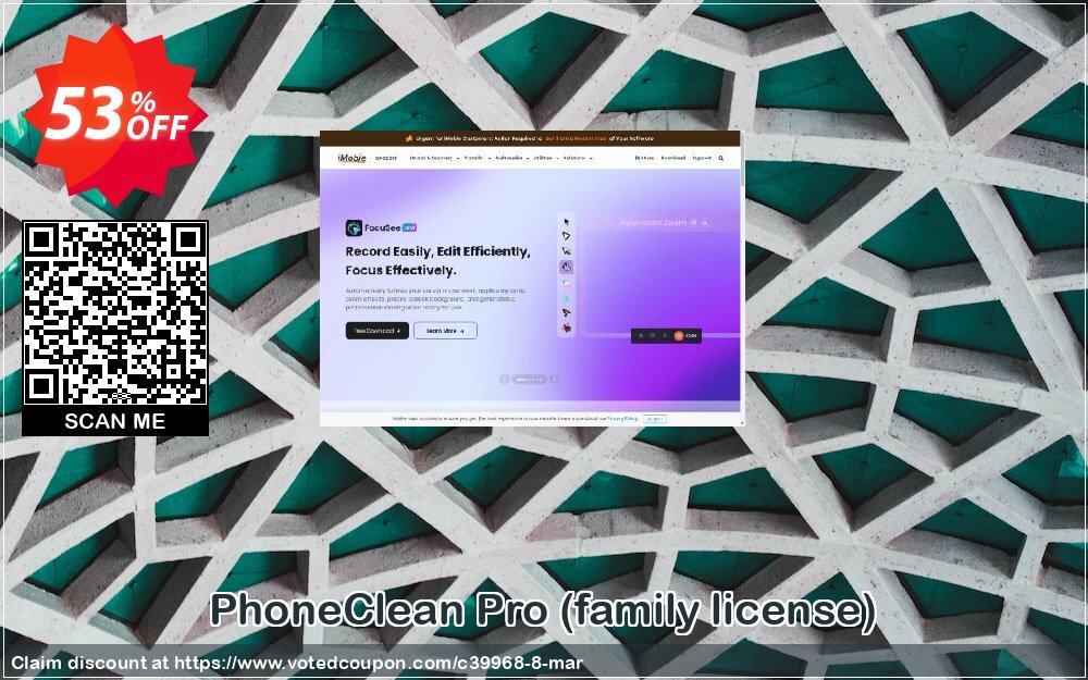 PhoneClean Pro, family Plan  Coupon Code Jun 2024, 53% OFF - VotedCoupon