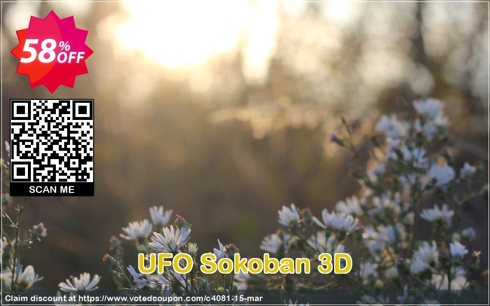 UFO Sokoban 3D Coupon, discount 50% bundle discount. Promotion: 