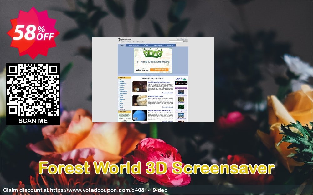 Forest World 3D Screensaver Coupon, discount 50% bundle discount. Promotion: 