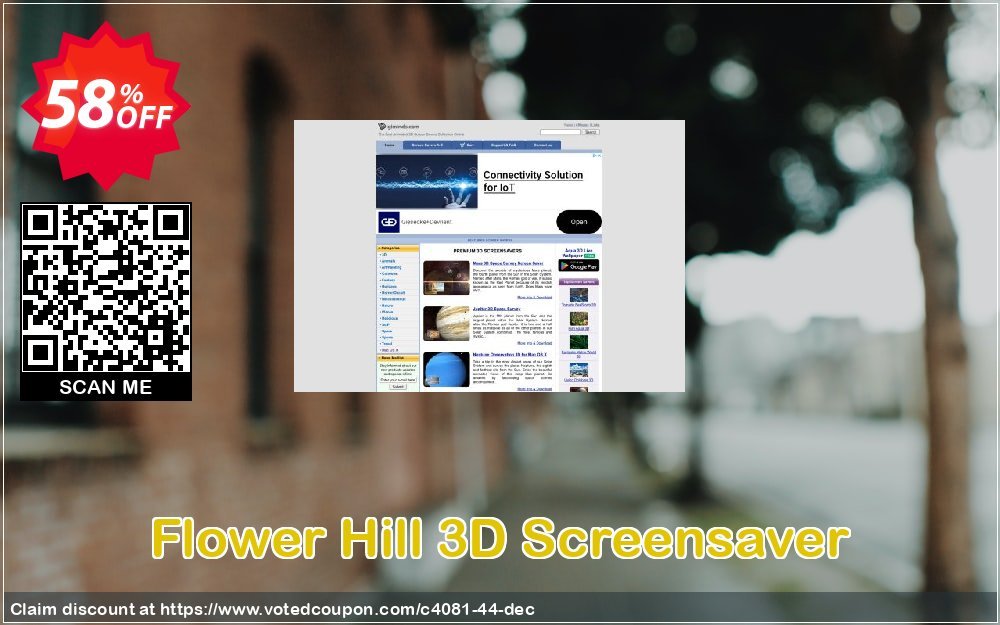 Flower Hill 3D Screensaver Coupon, discount 50% bundle discount. Promotion: 