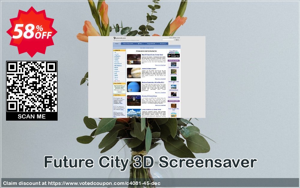 Future City 3D Screensaver Coupon, discount 50% bundle discount. Promotion: 