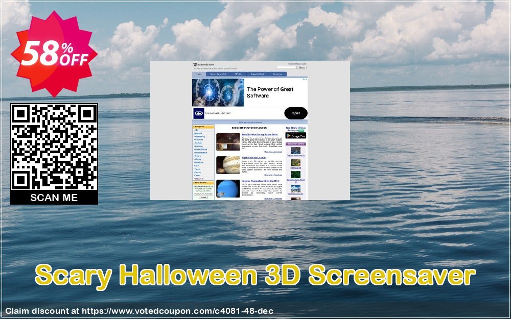 Scary Halloween 3D Screensaver Coupon, discount 50% bundle discount. Promotion: 