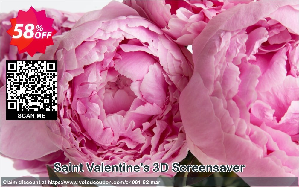 Saint Valentine's 3D Screensaver Coupon Code May 2024, 58% OFF - VotedCoupon