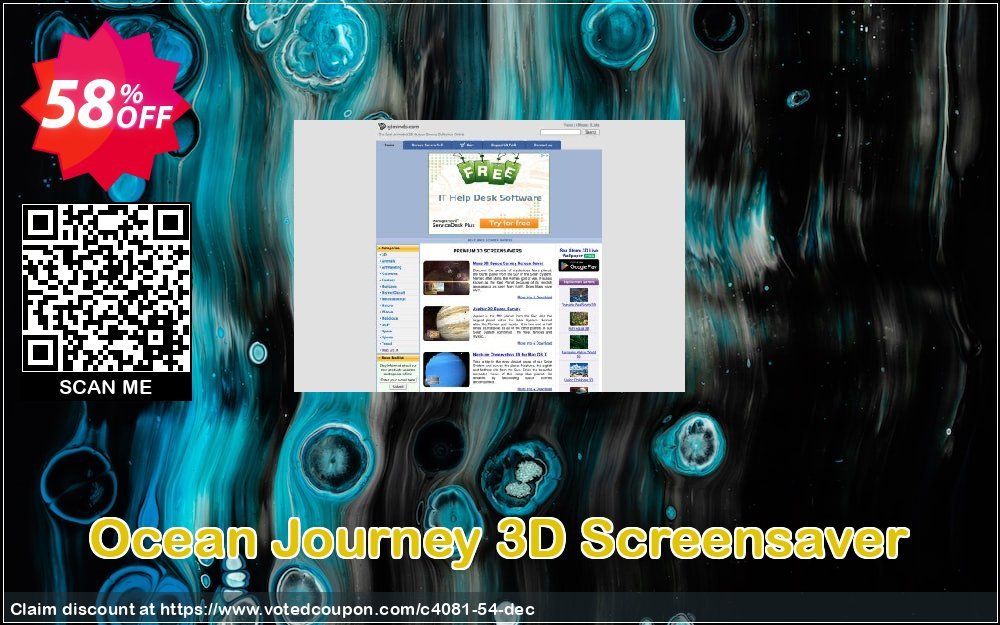 Ocean Journey 3D Screensaver Coupon, discount 50% bundle discount. Promotion: 