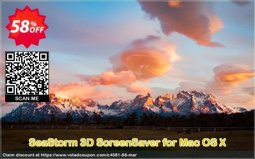 SeaStorm 3D ScreenSaver for MAC OS X Coupon, discount 50% bundle discount. Promotion: 