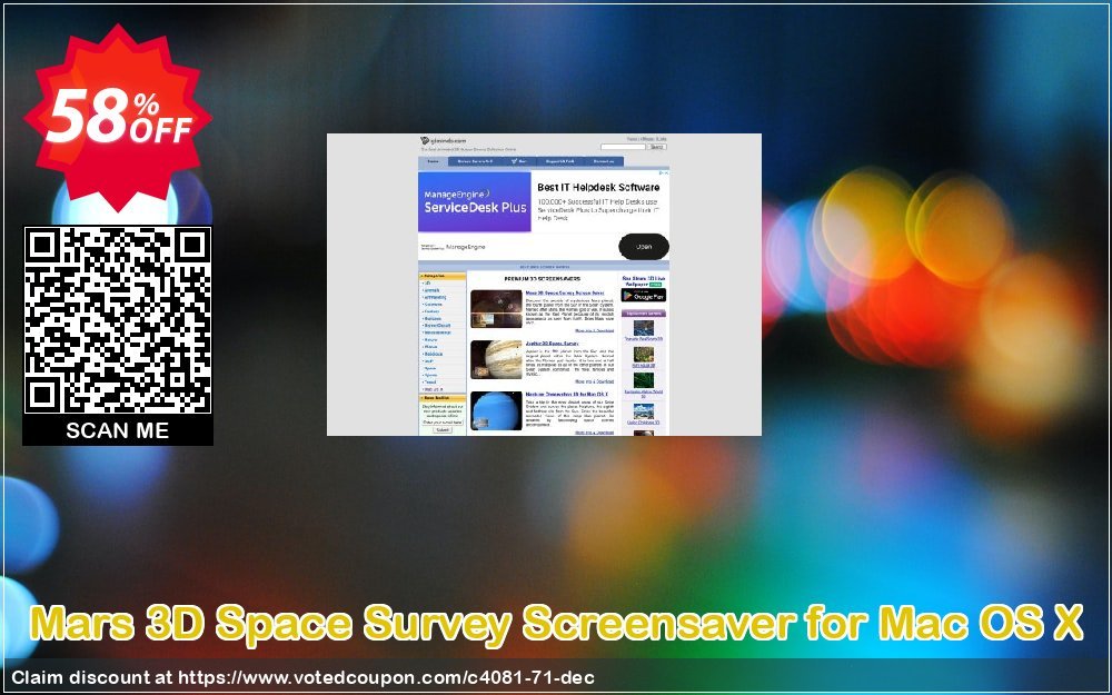 Mars 3D Space Survey Screensaver for MAC OS X Coupon Code Apr 2024, 58% OFF - VotedCoupon