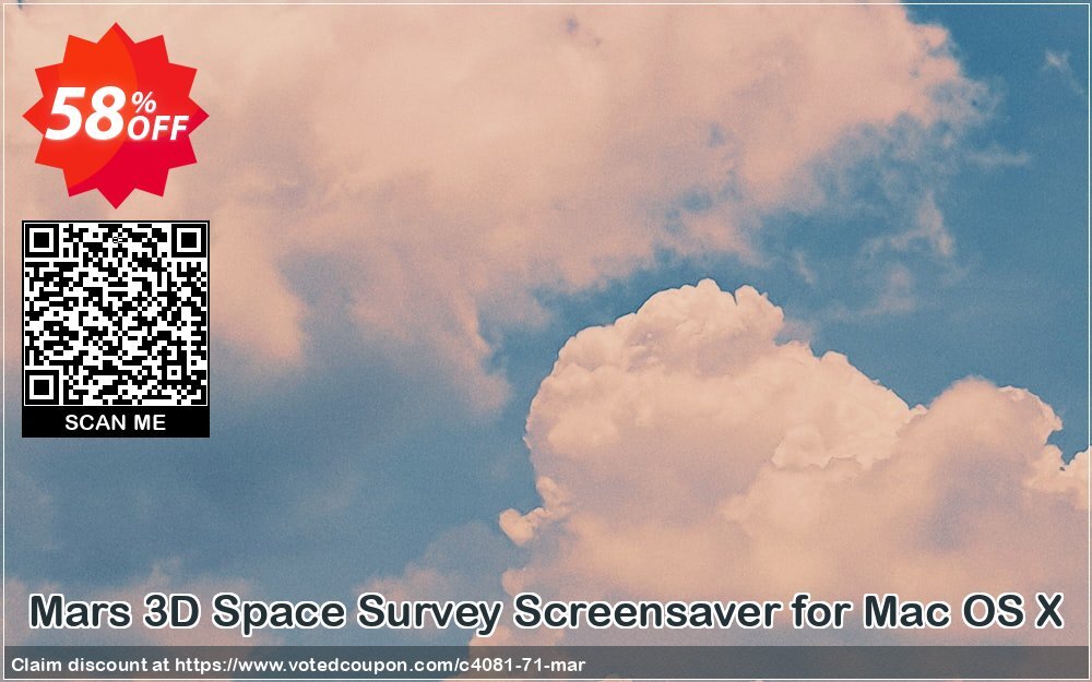 Mars 3D Space Survey Screensaver for MAC OS X Coupon, discount 50% bundle discount. Promotion: 