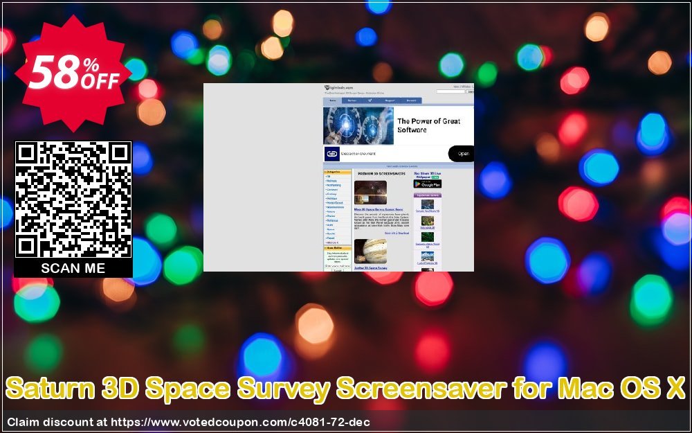 Saturn 3D Space Survey Screensaver for MAC OS X Coupon Code Apr 2024, 58% OFF - VotedCoupon
