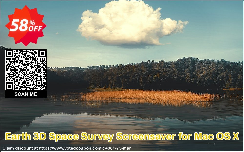 Earth 3D Space Survey Screensaver for MAC OS X Coupon, discount 50% bundle discount. Promotion: 