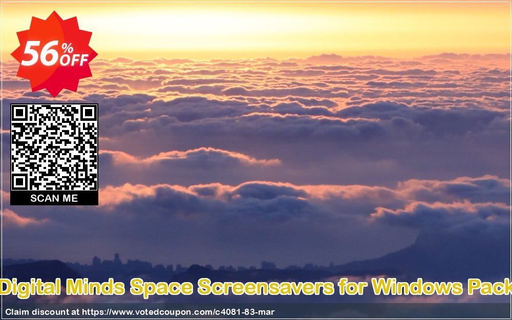 Digital Minds Space Screensavers for WINDOWS Pack Coupon, discount 50% bundle discount. Promotion: 