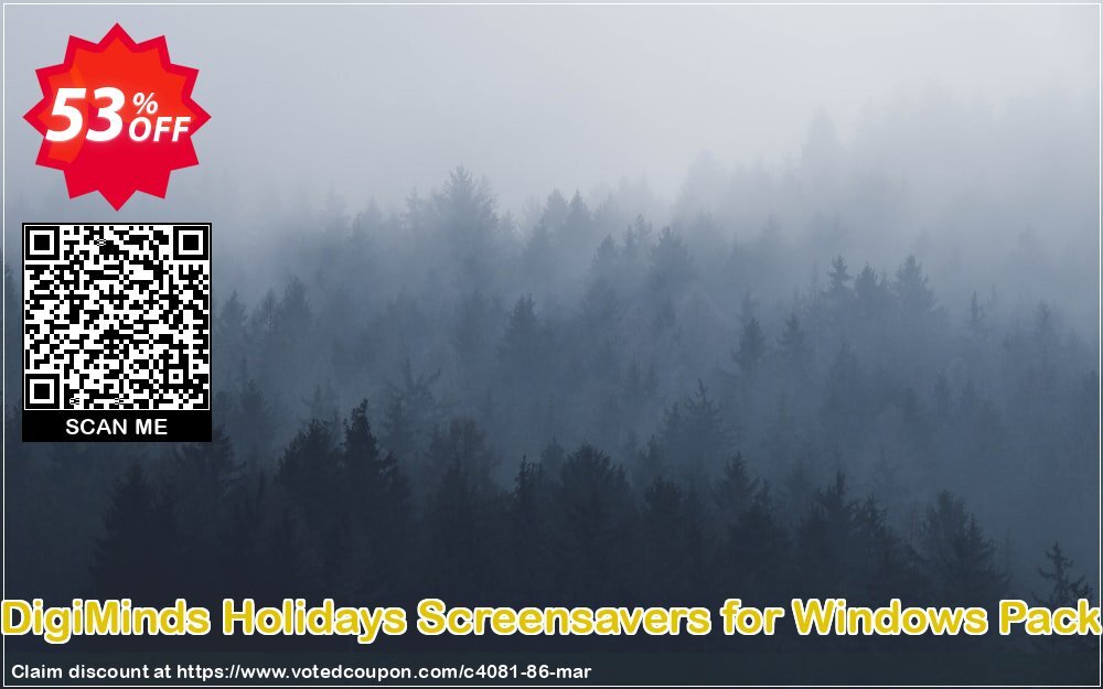 DigiMinds Holidays Screensavers for WINDOWS Pack Coupon, discount 50% bundle discount. Promotion: 