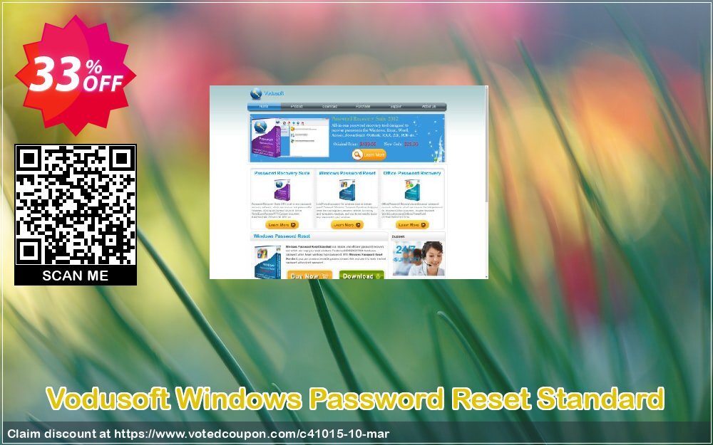 Vodusoft WINDOWS Password Reset Standard Coupon Code May 2024, 33% OFF - VotedCoupon