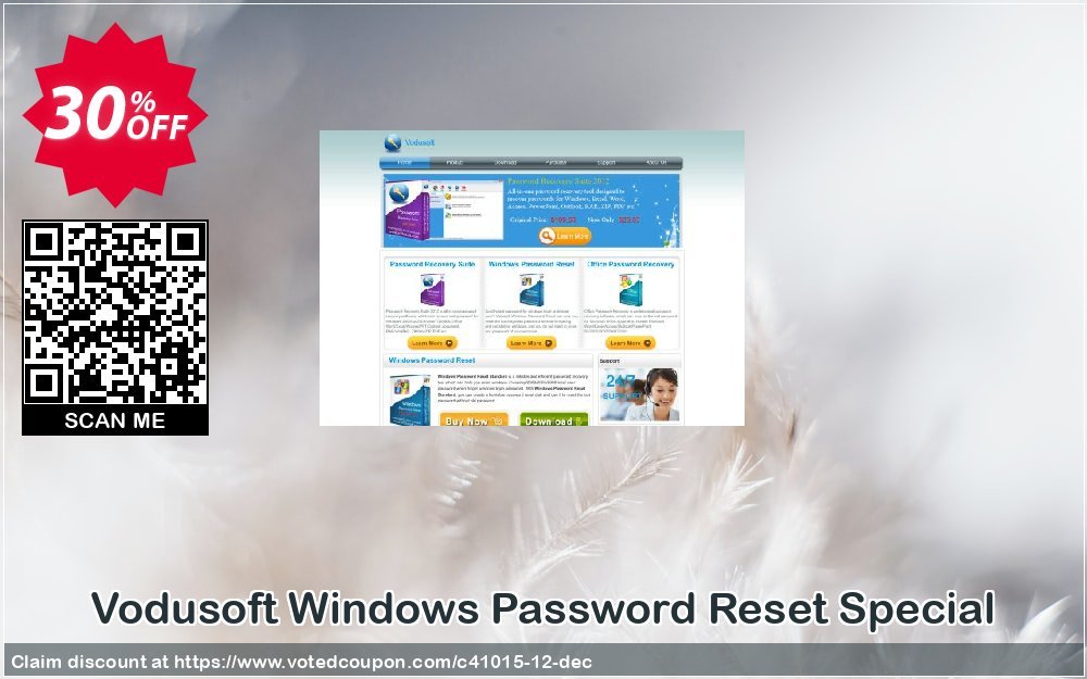 Vodusoft WINDOWS Password Reset Special Coupon, discount Vodusoft coupon codes (41015). Promotion: Vodusoft promo codes (41015)