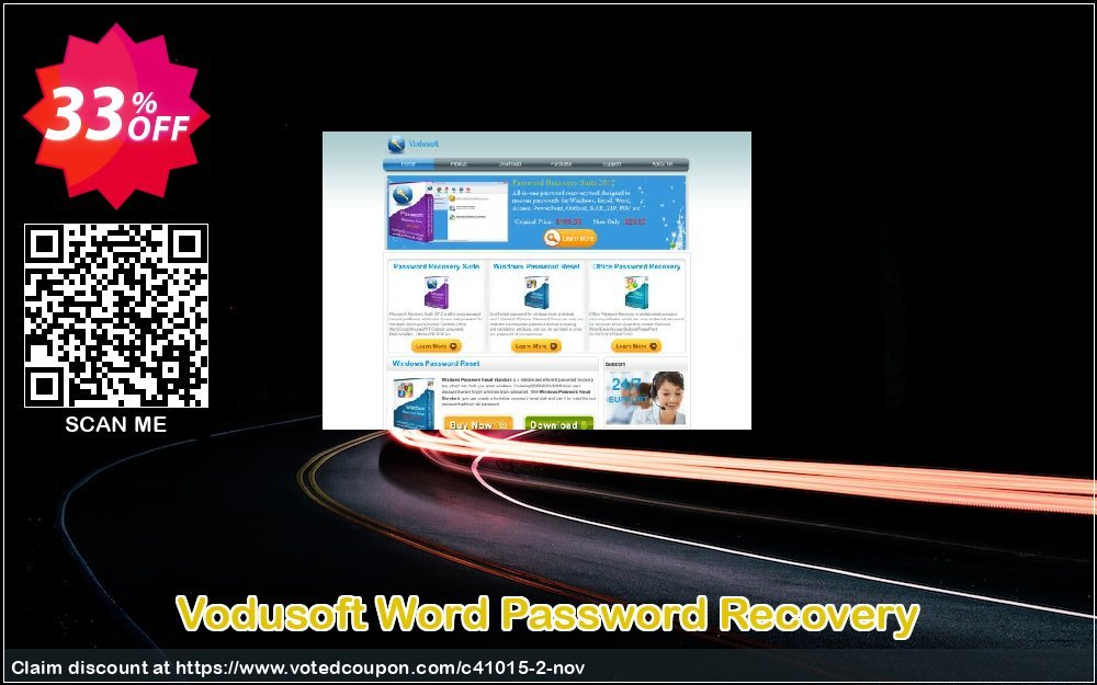 Vodusoft Word Password Recovery Coupon, discount Vodusoft coupon codes (41015). Promotion: Vodusoft promo codes (41015)
