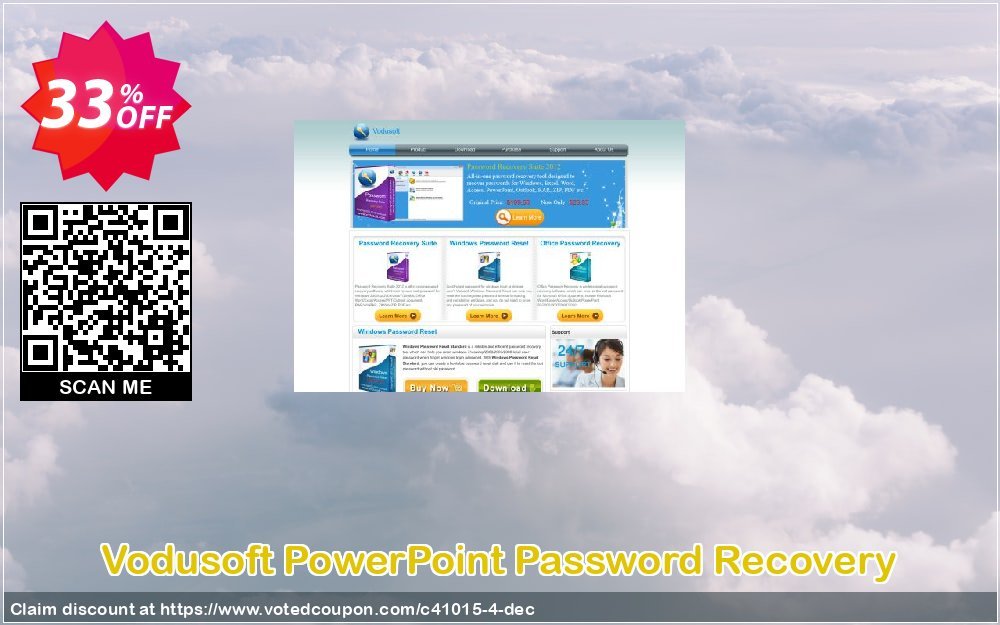 Vodusoft PowerPoint Password Recovery Coupon, discount Vodusoft coupon codes (41015). Promotion: Vodusoft promo codes (41015)