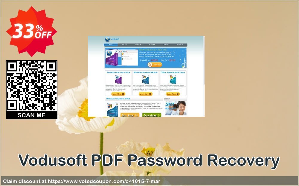 Vodusoft PDF Password Recovery Coupon, discount Vodusoft coupon codes (41015). Promotion: Vodusoft promo codes (41015)