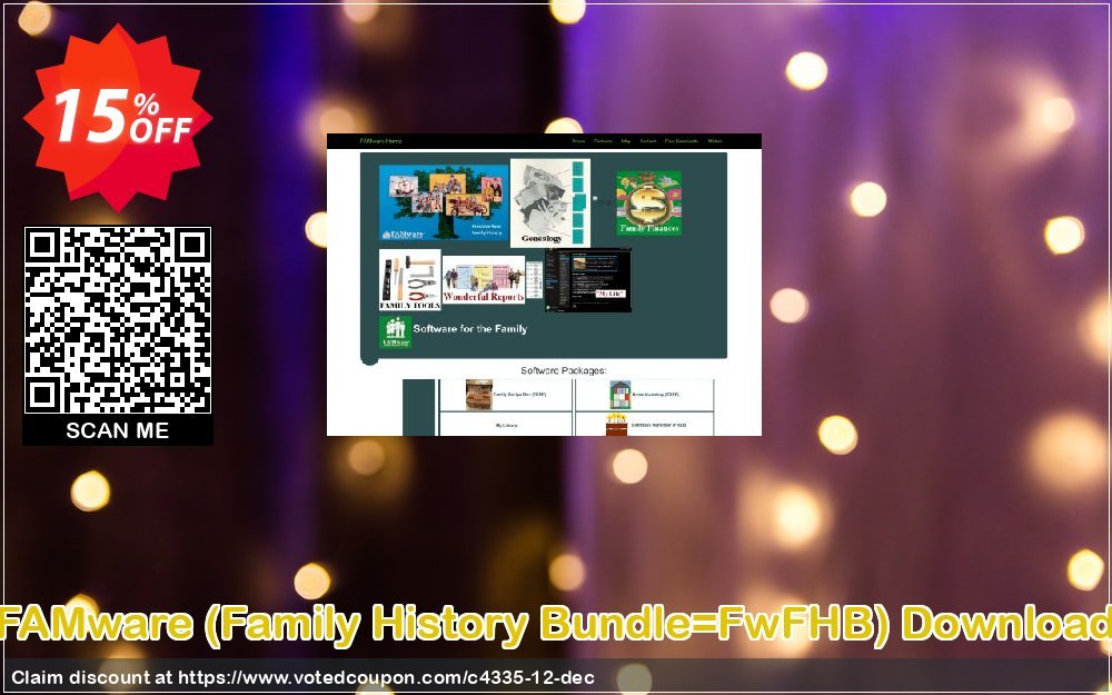 FAMware, Family History Bundle=FwFHB Download Coupon, discount FAMware coupon (4335). Promotion: FAMware discount codes (4335)