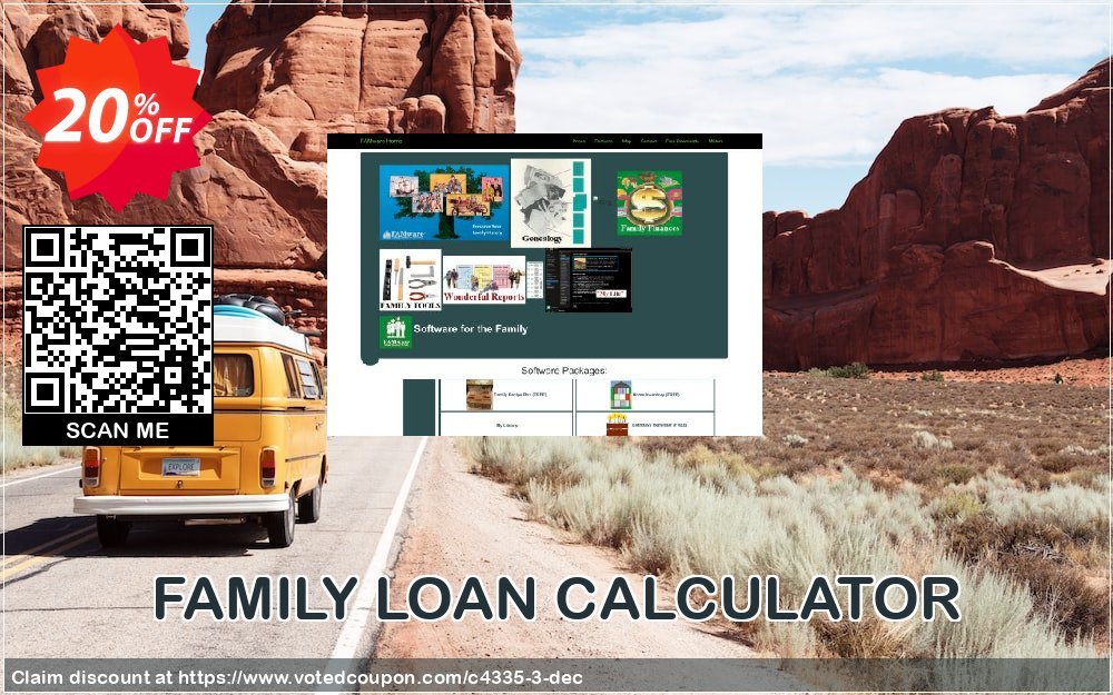 FAMILY LOAN CALCULATOR Coupon, discount FAMware coupon (4335). Promotion: FAMware discount codes (4335)