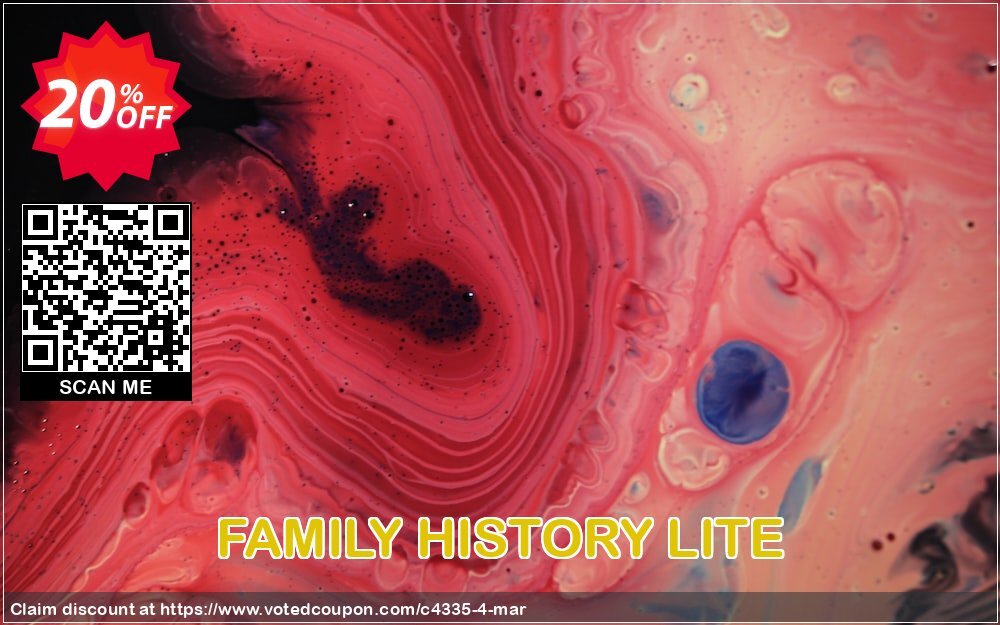 FAMILY HISTORY LITE Coupon, discount FAMware coupon (4335). Promotion: FAMware discount codes (4335)