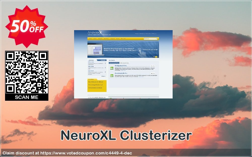 NeuroXL Clusterizer Coupon, discount Special Discount. Promotion: 