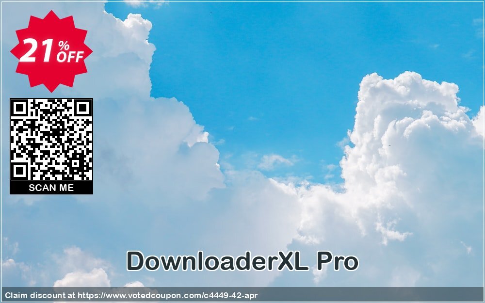 DownloaderXL Pro Coupon, discount 20 OFF analyzerxl (4449). Promotion: 