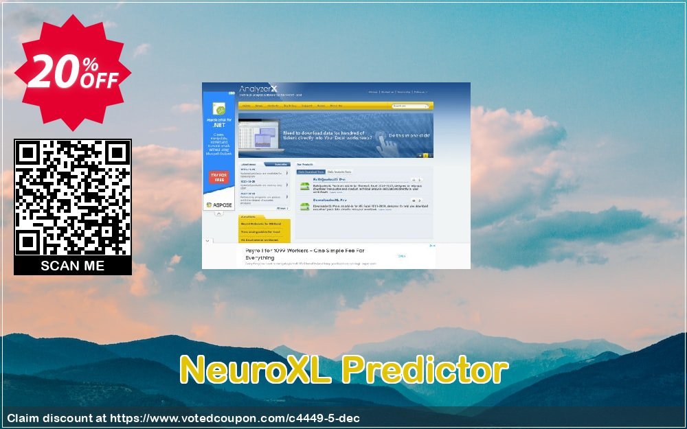 NeuroXL Predictor Coupon, discount 20 OFF analyzerxl (4449). Promotion: 