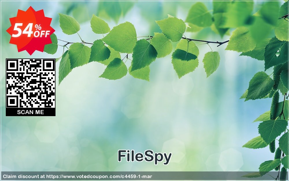 FileSpy Coupon, discount 50% Off. Promotion: 50% Off the Purchase Price