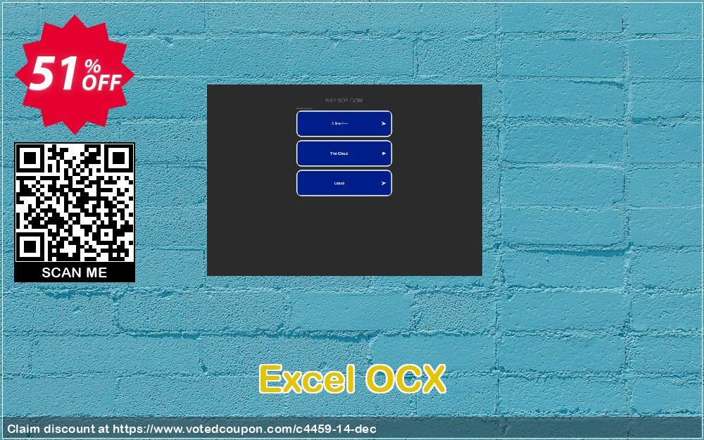 Excel OCX Coupon, discount 50% Off. Promotion: 50% Off the Purchase Price