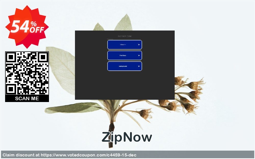 ZipNow Coupon, discount 50% Off. Promotion: 50% Off the Purchase Price