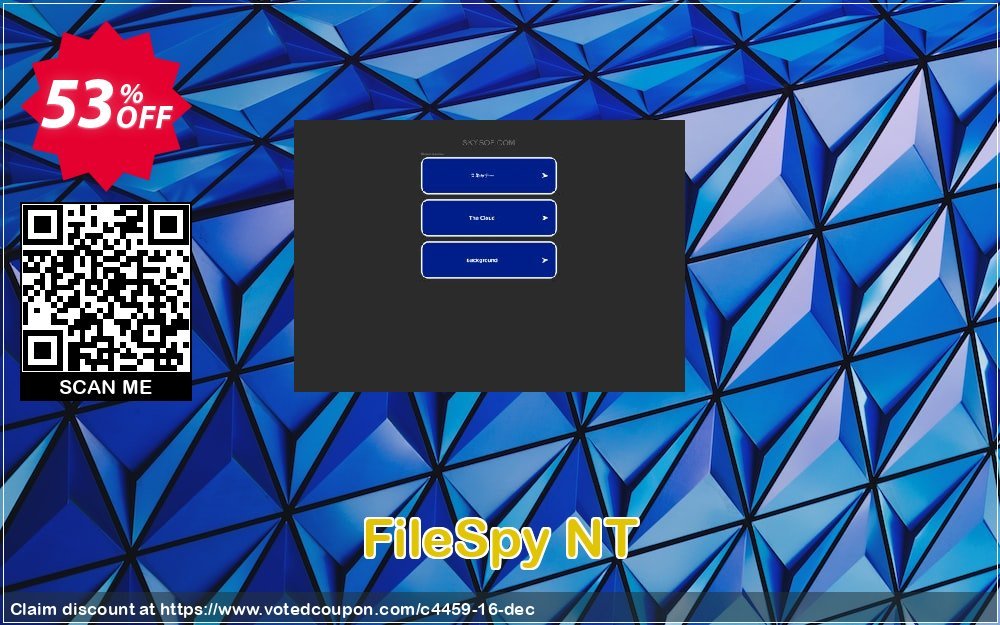FileSpy NT Coupon, discount 50% Off. Promotion: 50% Off the Purchase Price