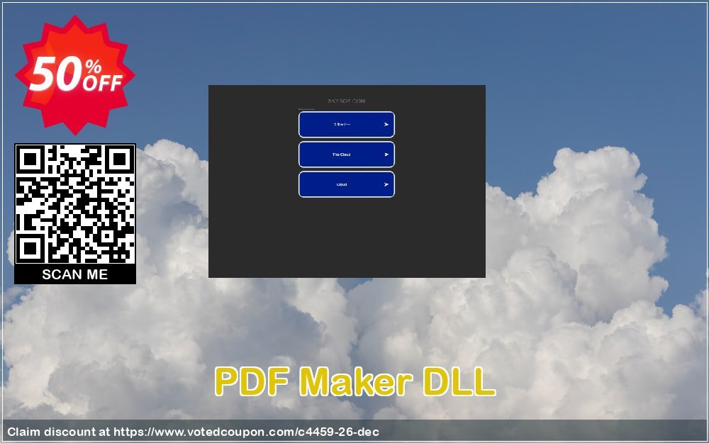 PDF Maker DLL Coupon, discount 50% Off. Promotion: 50% Off the Purchase Price