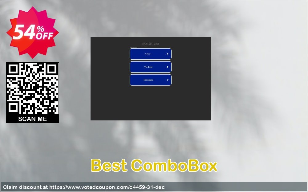 Best ComboBox Coupon Code Apr 2024, 54% OFF - VotedCoupon