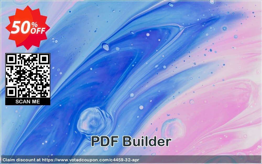 PDF Builder Coupon, discount 50% Off. Promotion: 50% Off the Purchase Price