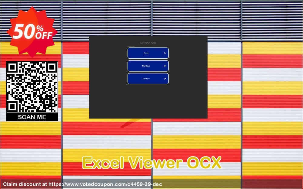 Excel Viewer OCX Coupon, discount 50% Off. Promotion: 50% Off the Purchase Price