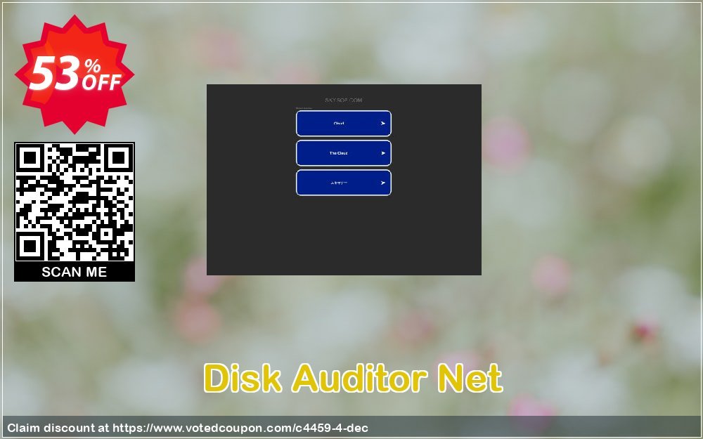 Disk Auditor Net Coupon, discount 50% Off. Promotion: 50% Off the Purchase Price
